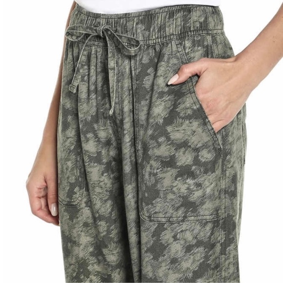 Orvis 100% Lyocell Joggers Ankle Pants XL Drawstring Waist Pockets Camo - Picture 6 of 16